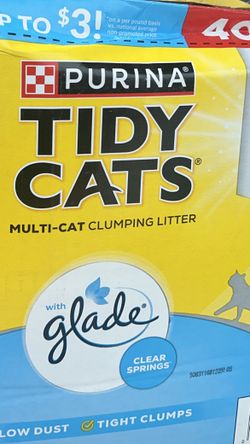 Purina Tidy Cats 40LBS Cat Litter Clumping Litter TAKING OFFERS ! !