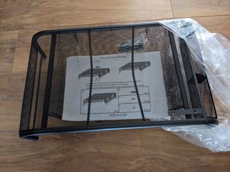 Metal Mesh Laptop Station