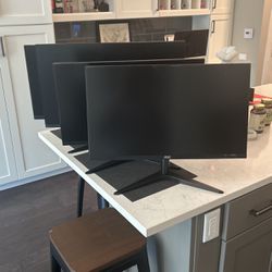 Computer Monitors Varying Sizes 