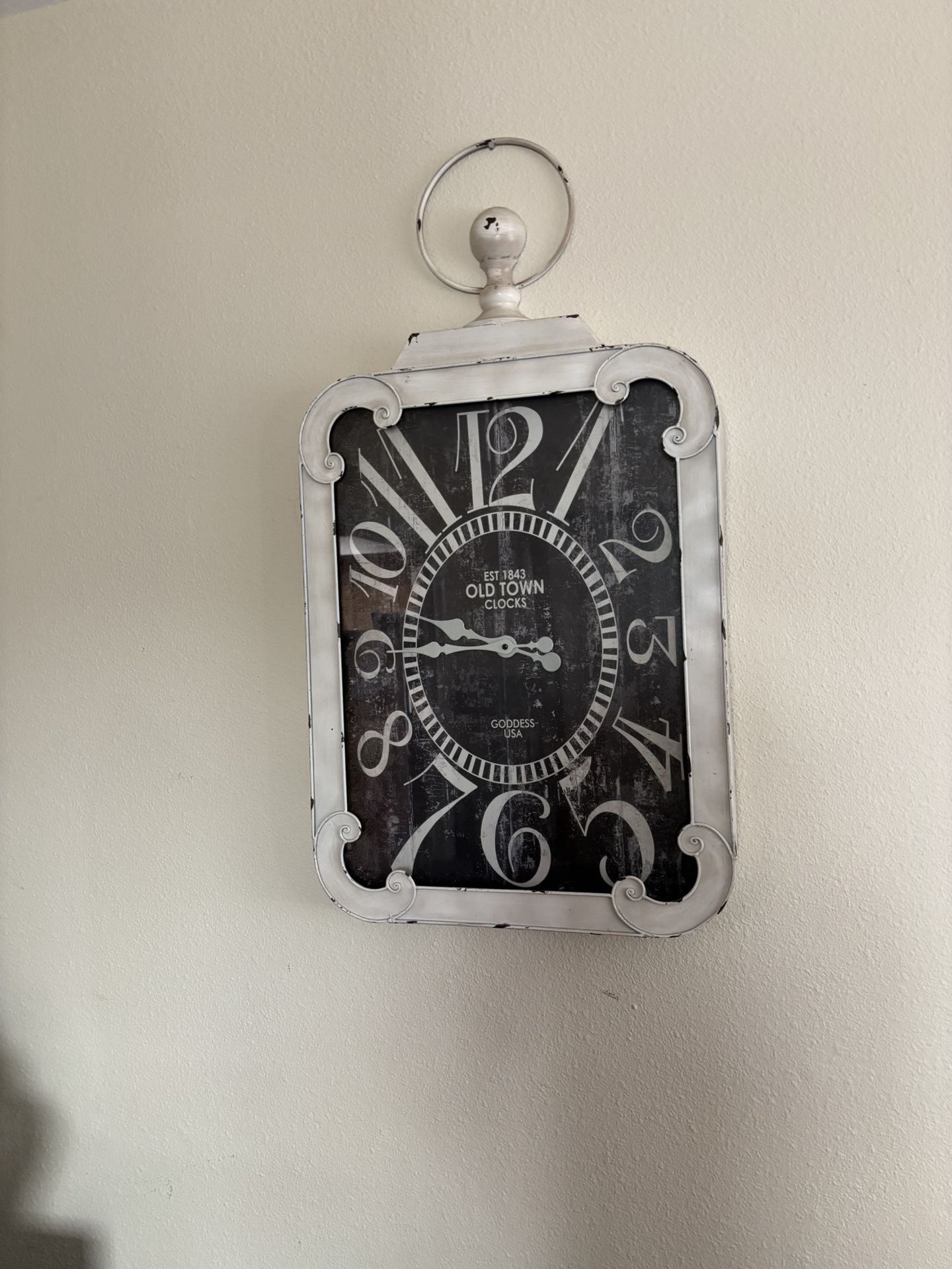 Working wall clock