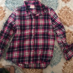 Toddler Girl Flannel Shirt 4t