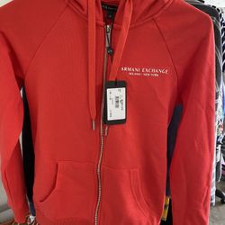 New with Tags Ladies Armani Exchange Zip Up Hoodie Size Xs
