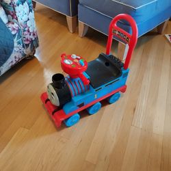 Tomas The Train Engine Child Push Rider