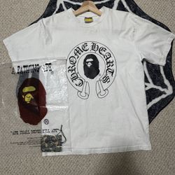 2 Chrome Hearts X Bape Shirt