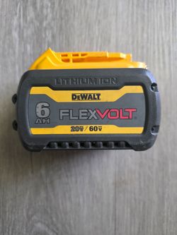 Dewalt 60v flexvolt battery 6ah