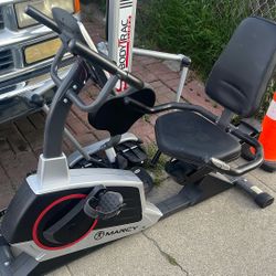Workout equipment, body track glider and Marcy sit down bike. Both are new 150 bucks make an offer.