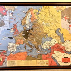 WORLD WAR MAP BY STANLEY TURNER