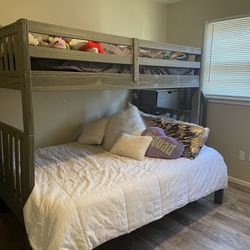 Twin Over Full Bunch Bed With Stairs