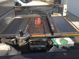 Heavy duty table saw