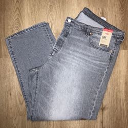 NWT Women’s Grey 501 OG Denim Jeans size 22W Plus Size