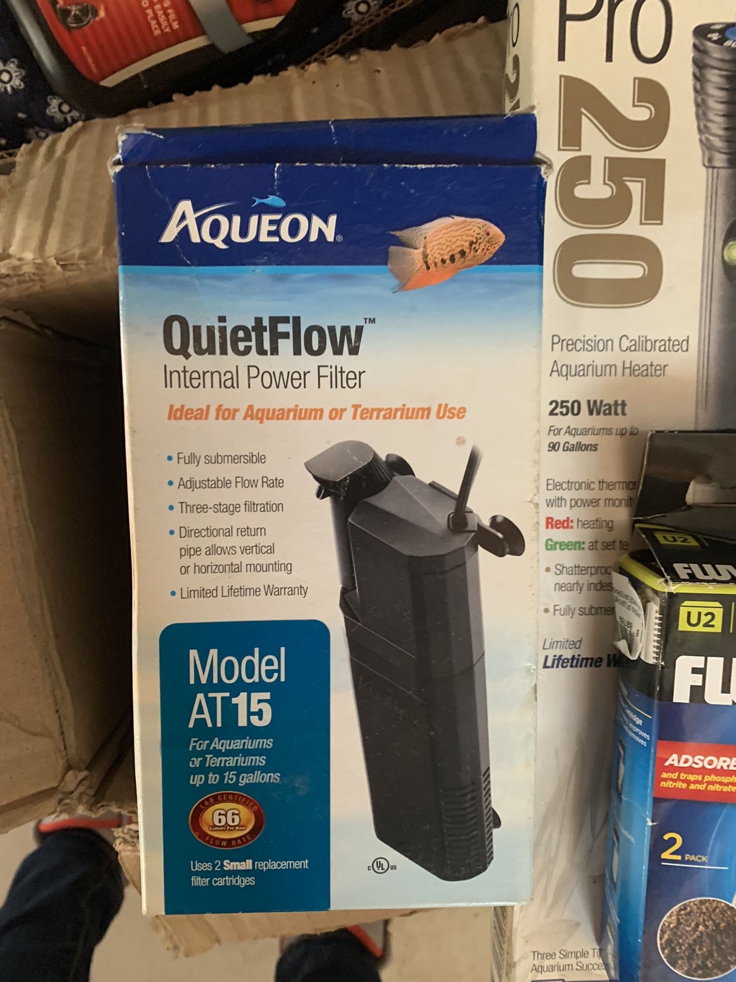 Fish tank heaters etc