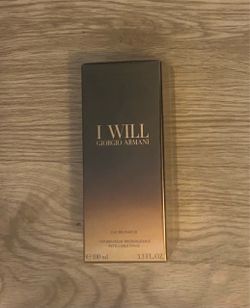 Giorgio Armani I Will Eau De Parfum 3.3oz 100 ml