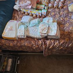 Size 1 And 2 Diapers 