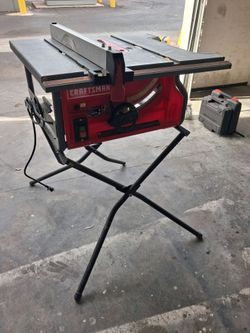 10 inch table saw w stand.