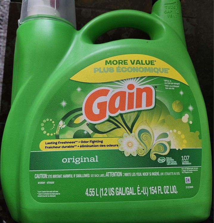 Gain Original 1.2 Gallons , 107 Loads