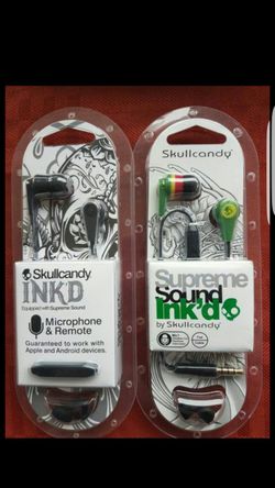 Skull candy inkd earphones