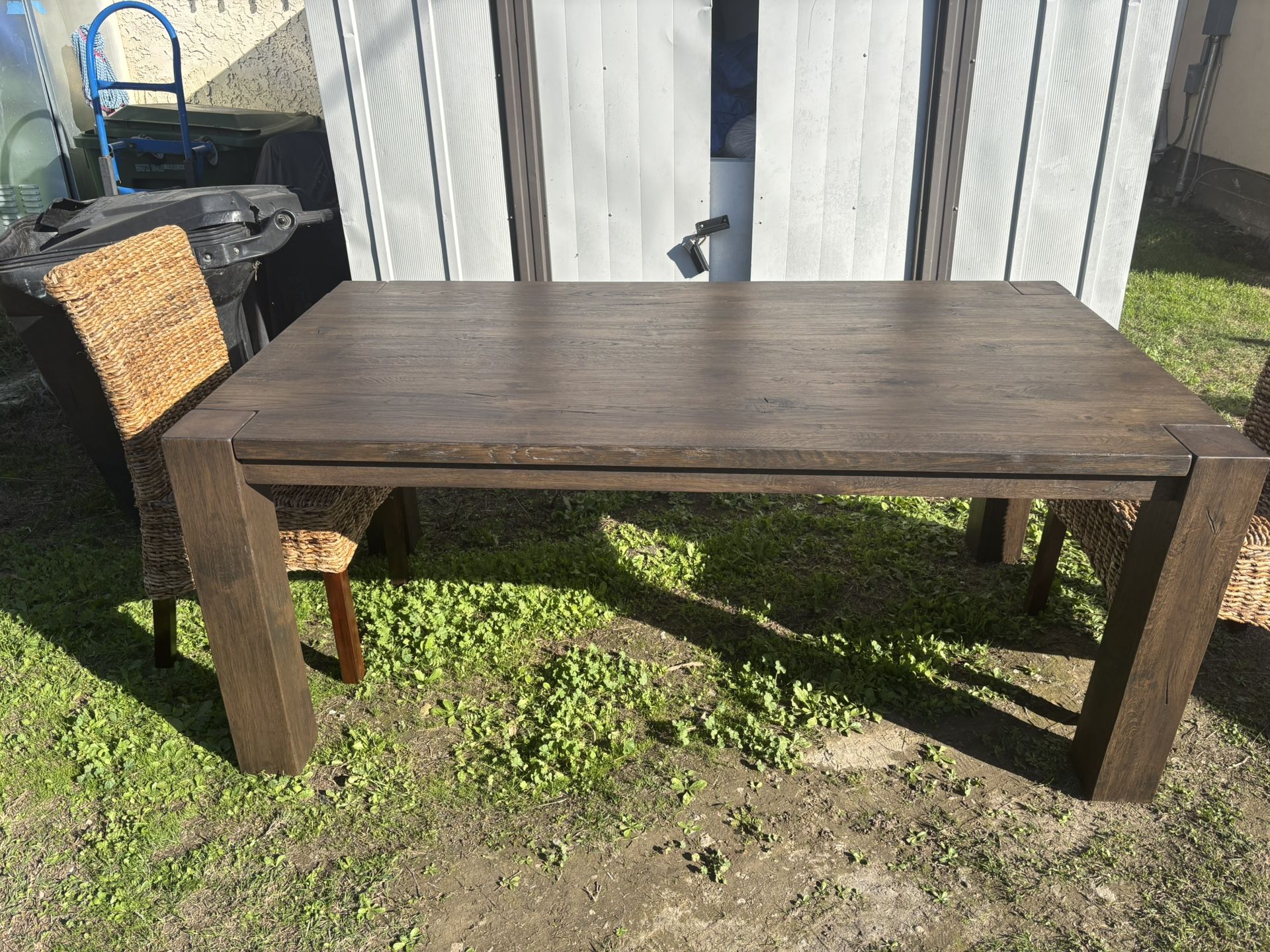 Restoration Hardware Wooden Dining Table