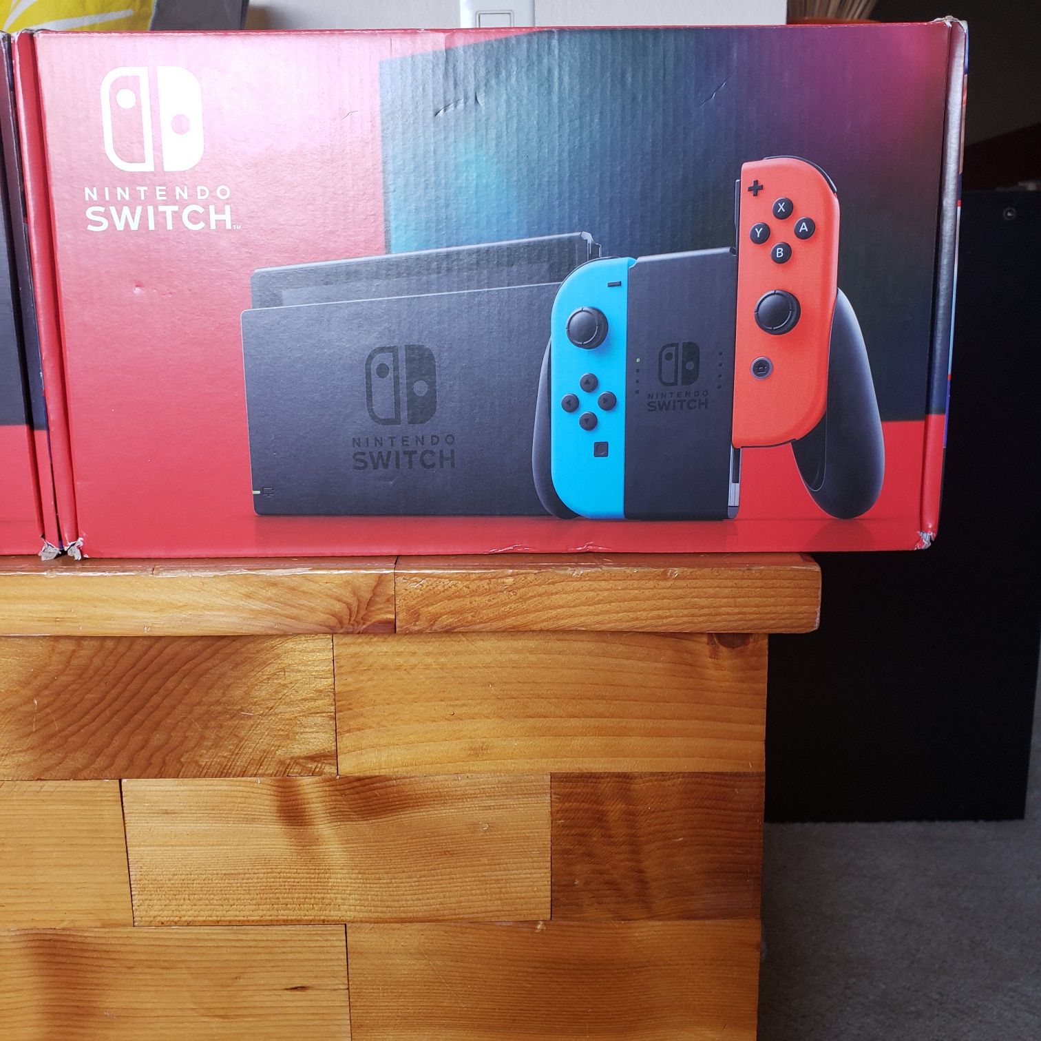 New neon switch console for sale or trade for retro video games