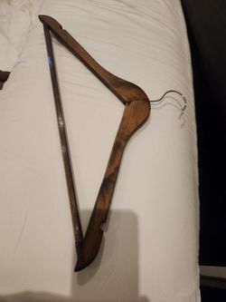 Wooden Clothes Hanger with Metal Hook luxury