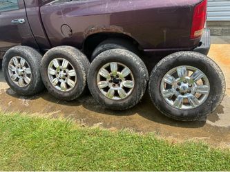 18” 6 lug ford wheels and tires