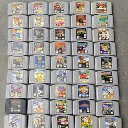 Nintendo 64 games authentic