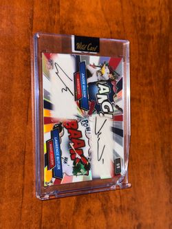 2026 Wild Card Alumination Just the Hits 250th Jacob Wilson / Lawrence Butler dual autograph 1/1.