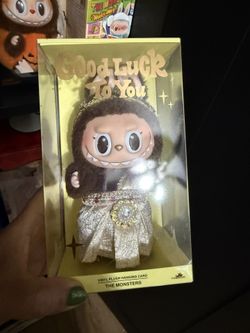 (Authentic) Pop Mart Labubu Good Luck To You Vinyl Plush Thailand Doll Exclusive