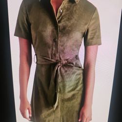 Steve Madden Jolene Dress Olive Green BRAND NEW