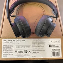 Logitech Zone Wireless Noise-Canceling On-Ear Headset (Microsoft Teams)
