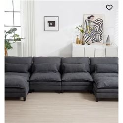 A sofa set that has only been used for a month
