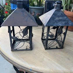 Garden wall lamps set 8 Dlrs