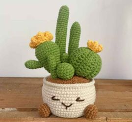 Handmade Crochet Cactus