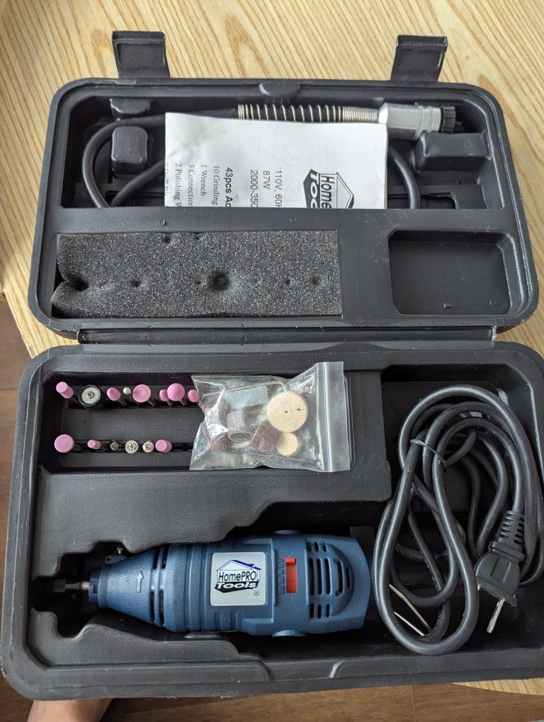 Home Pro tools 43 PCs corded Rotary Tools set