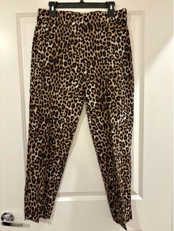 Michael Kors Leopard print Pants Brand New Size 10