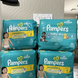 PAMPERS SIZE 4 $7.00 EACH 