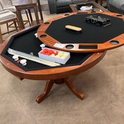 NEW💥Game Table, This Three-in-one Table with Allows Quick Transition From Dining Table to Gaming