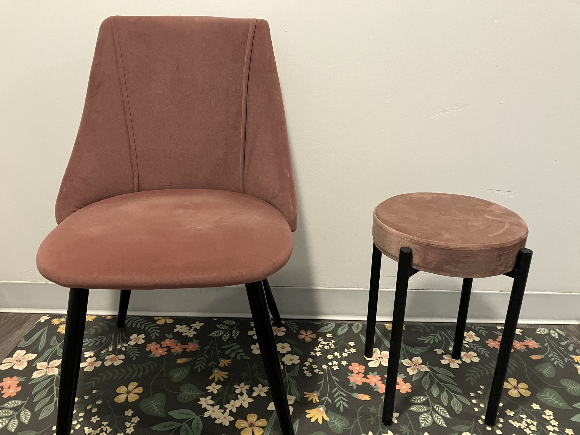 Two Chairs and Two Stools