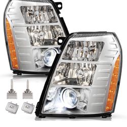 Headlights Para Escalade 2007-2014