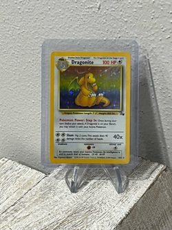 Pokemon TCG Dragonite Fossil 4/62 Holo 1(contact info removed) Wizards Base Set.