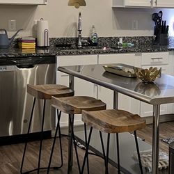 3 Set Modern Kitchen Stools