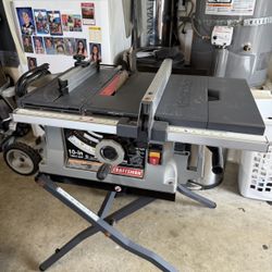 Craftsman 10” Portable Table Saw