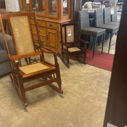 Childs rocker  $99 adult rockers $200 handcrafted Cuban rockers