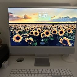 Apple iMac 24” M1 Computer + Wireless Keyboard — Excellent Condition