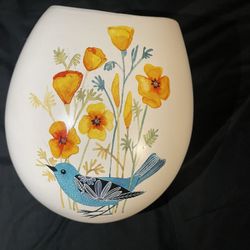 Nice Flowers And Bird Hallmark Vase 