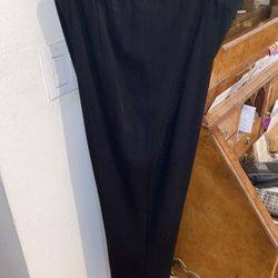 Ming Wang Tapered Silky Soft Knit Pants Black Size Medium