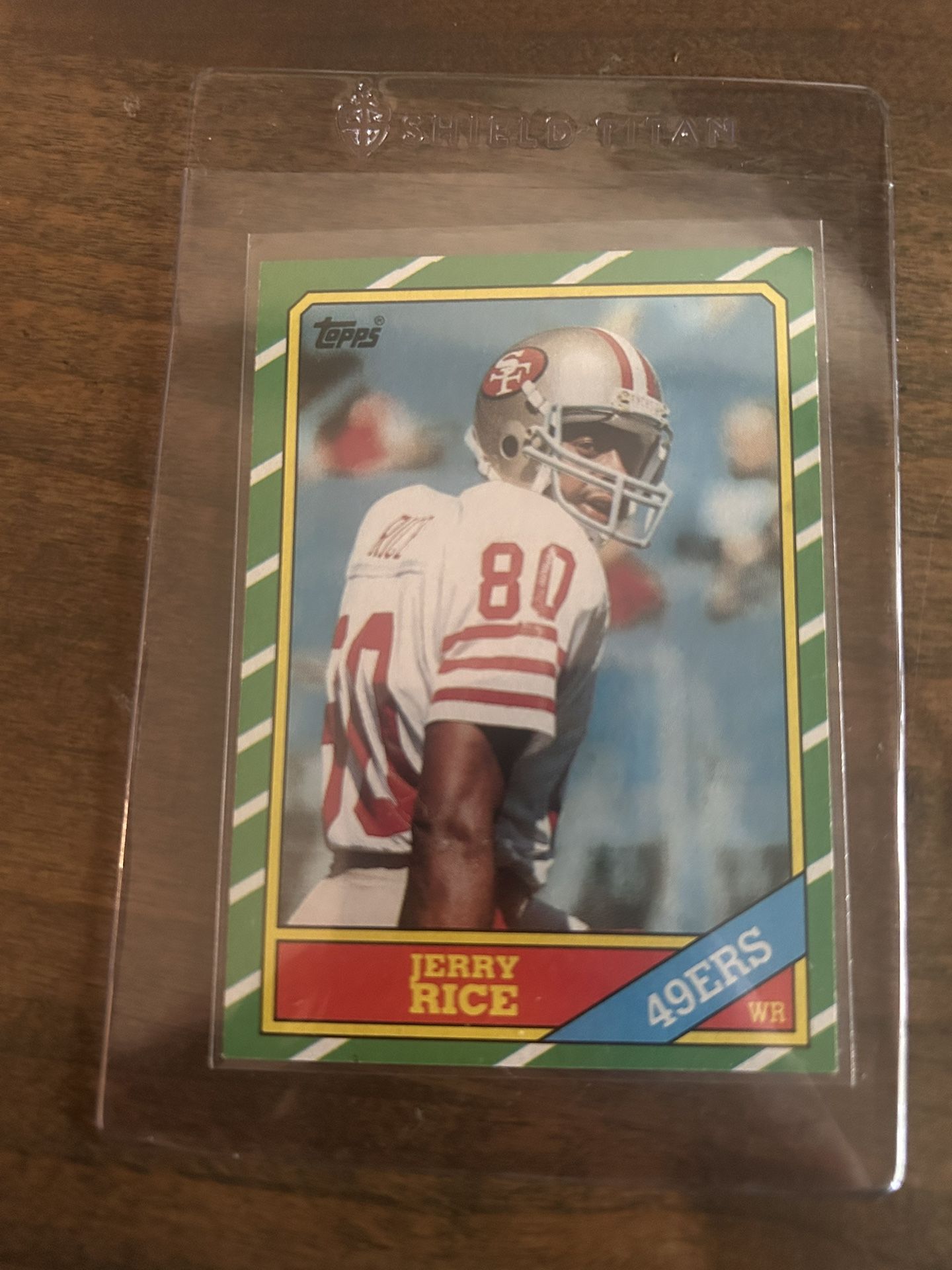 1986 Topps #161 Jerry Rice Rookie Card – HOF WR – San Francisco 49ers ...
