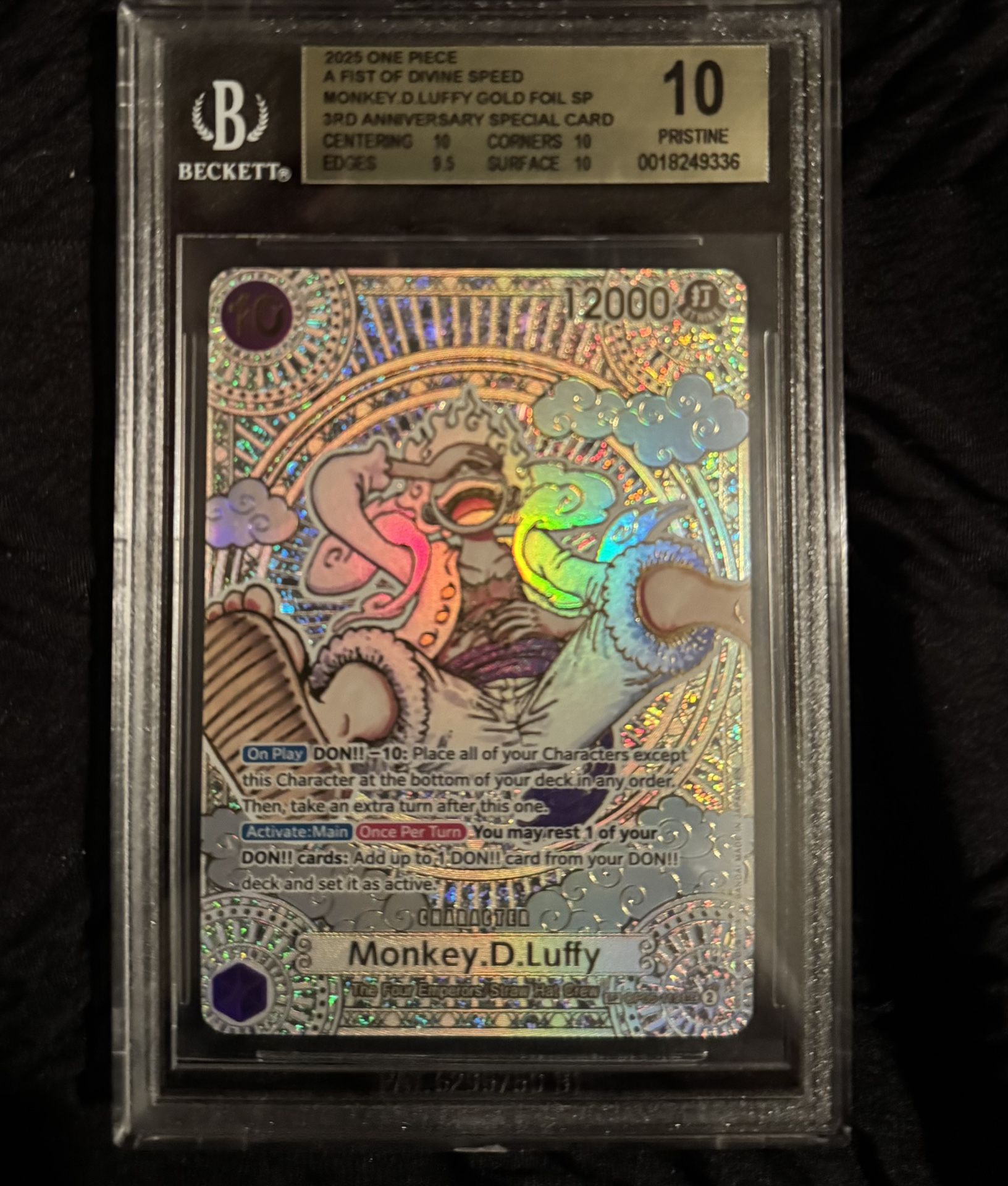 One Piece Monkey.D.Luffy Gold Foil SP