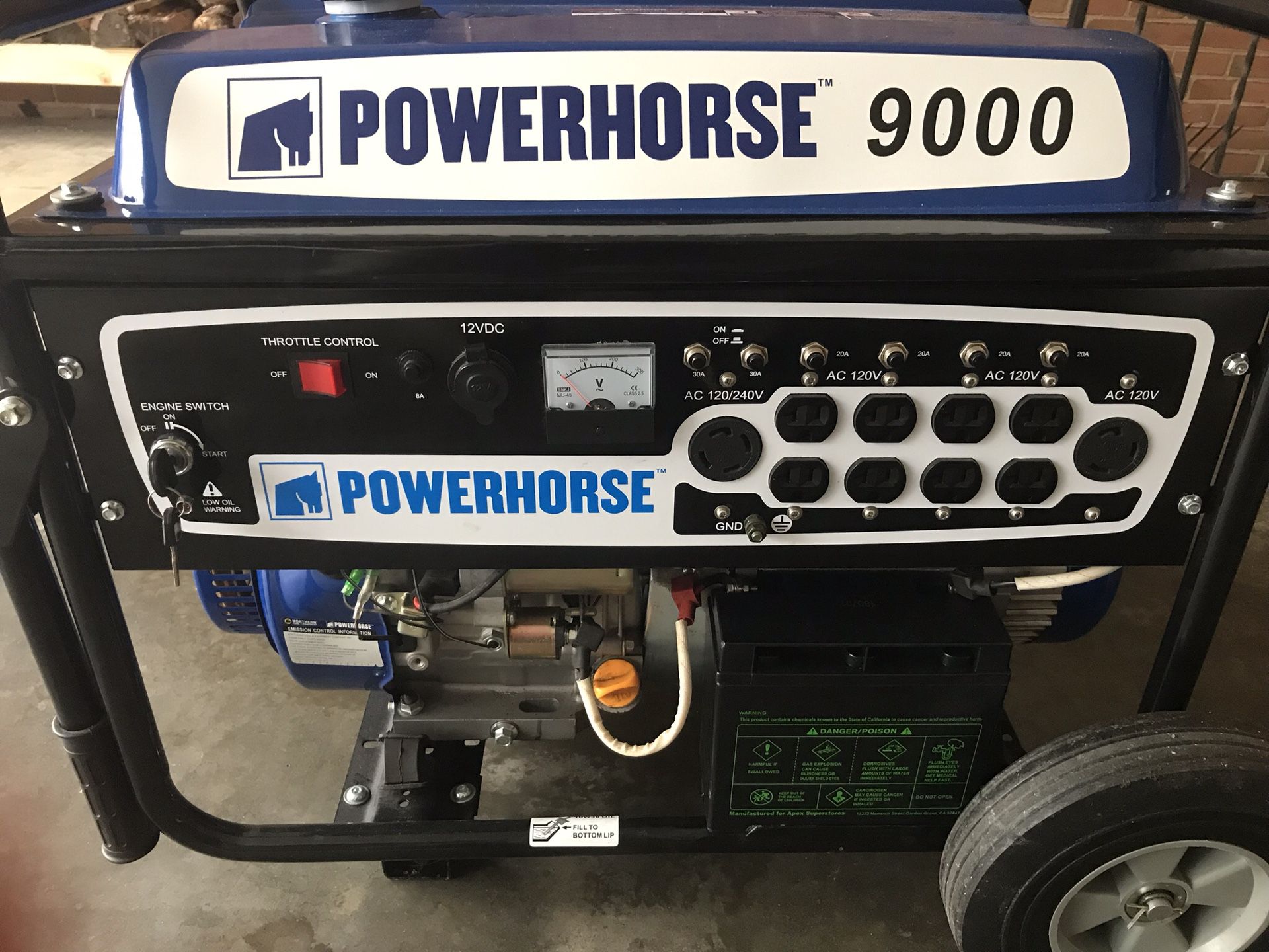 Powerhouse 9000 generator