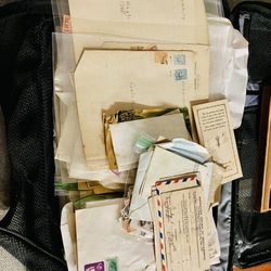 1880’s - 1960’s Over 20,000 Stamps / Post Cards /bill Receipts / Every Country In The World Sealed 