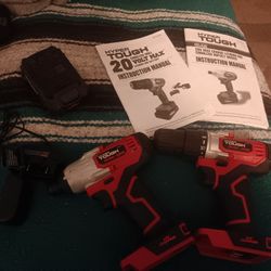 20v Cordless  Impact Driver, 20v cordless Drill ,20v Battery And Charger 